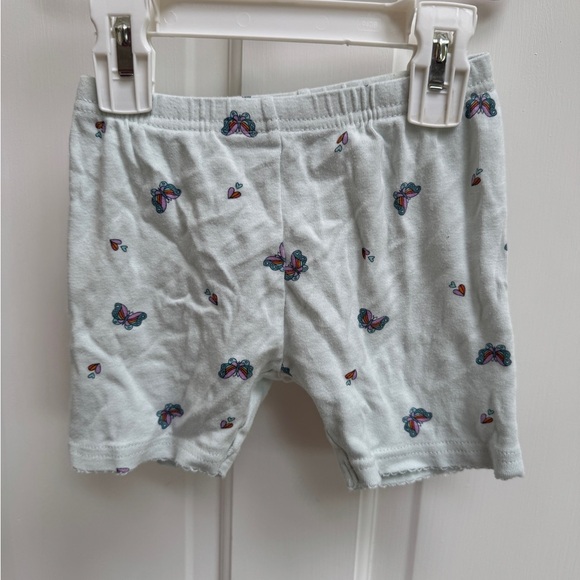 Carter's 3T Girls Pajama Shorts with Butterfly Design - Picture 1 of 4